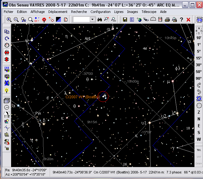 Cliquer sur l'image pour aller sur le site de carte du ciel